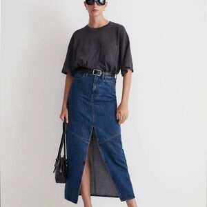 Madewell Denim Midrise Skirt